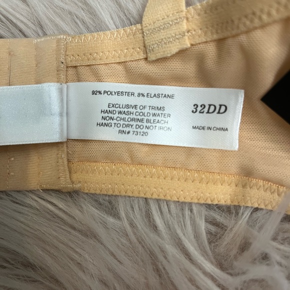 NWT Fredrick’s of Hollywood Peach Va Va Voom 32DD Bra - Picture 6 of 9